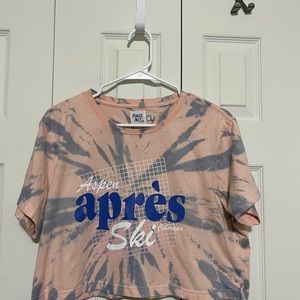 Princess Polly, size 6, cropped tye dye t-shirt